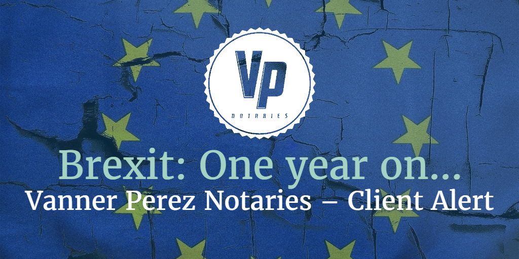 Brexit Notary Public Impact for Clients